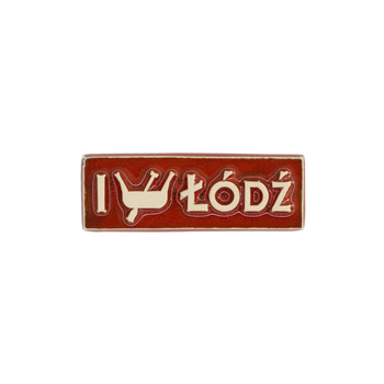 Magnes ceramiczny ŁDZ - TABLICZKA - I Love Łódź
