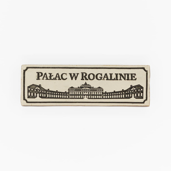 Magnes ceramiczny ROG - KREMÓWKA - Pałac w Rogalinie