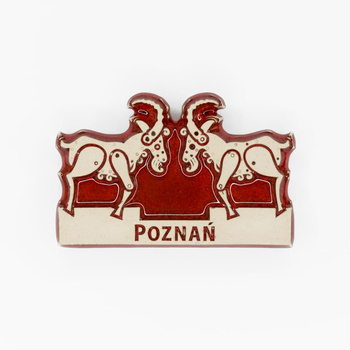 Magnes ceramiczny POZ – Koziołki kontur – czerwone