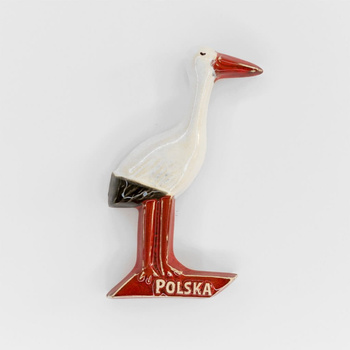 Magnes ceramiczny PL - BOCIAN - Stojący