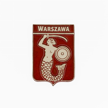 Magnes ceramiczny WAW - Herb Warszaw