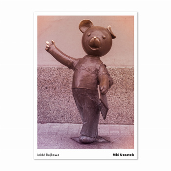 Pocztówka FOTO ŁDZ - ŁÓDŹ BAJKOWA, Miś Uszatek