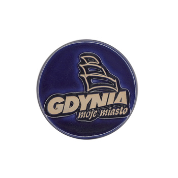 Magnes ceramiczny GDY - LOGO - Gdynia Moje Miasto