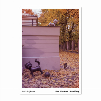 Pocztówka FOTO ŁDZ - ŁÓDŹ BAJKOWA, Kot Filemon