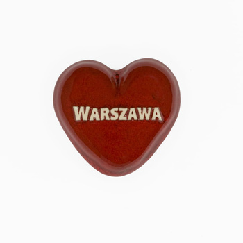 Magnes ceramiczny WAW - Serce Warszawa