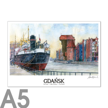 Plakat A5 RETRO GDA - Sołdek