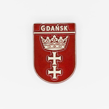 Magnes ceramiczny GDA - HERB - Gdańsk