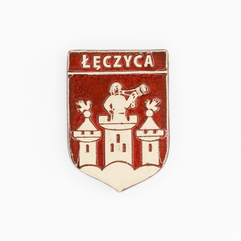 Magnes ceramiczny ŁĘCZ - Herb Łęczyca