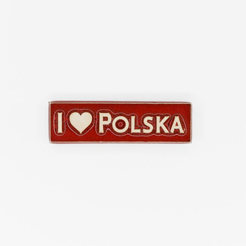 Magnes ceramiczny PL – Tabliczka I love Polska