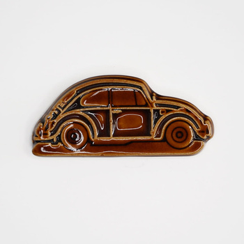Magnes ceramiczny SERIA MOTO - VW GARBUS, brązowy