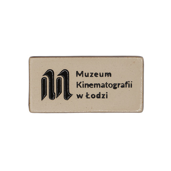 Magnes ceramiczny ŁDZ - Muzeum Kinematografii - Logo