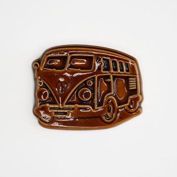 Magnes ceramiczny SERIA MOTO - VW BUS, brązowy