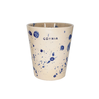 Kubek kawowy GDY - 365 GDYNIA, kobalt