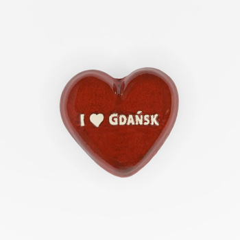 Magnes ceramiczny GDA - SERCE - Gdańsk