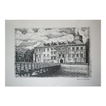 Plakat B2 50cm x 70cm UNIE - Zamek w Uniejowie