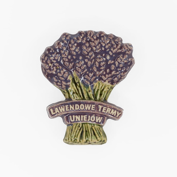 Magnes ceramiczny UNIE - LAWENDOWE TERMY - Bukiet