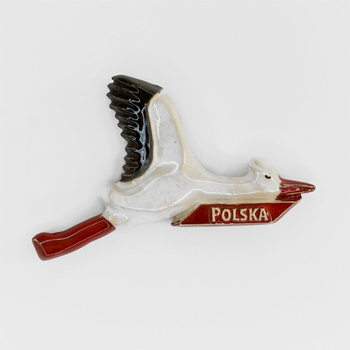 Magnes ceramiczny PL - BOCIAN - Lecący